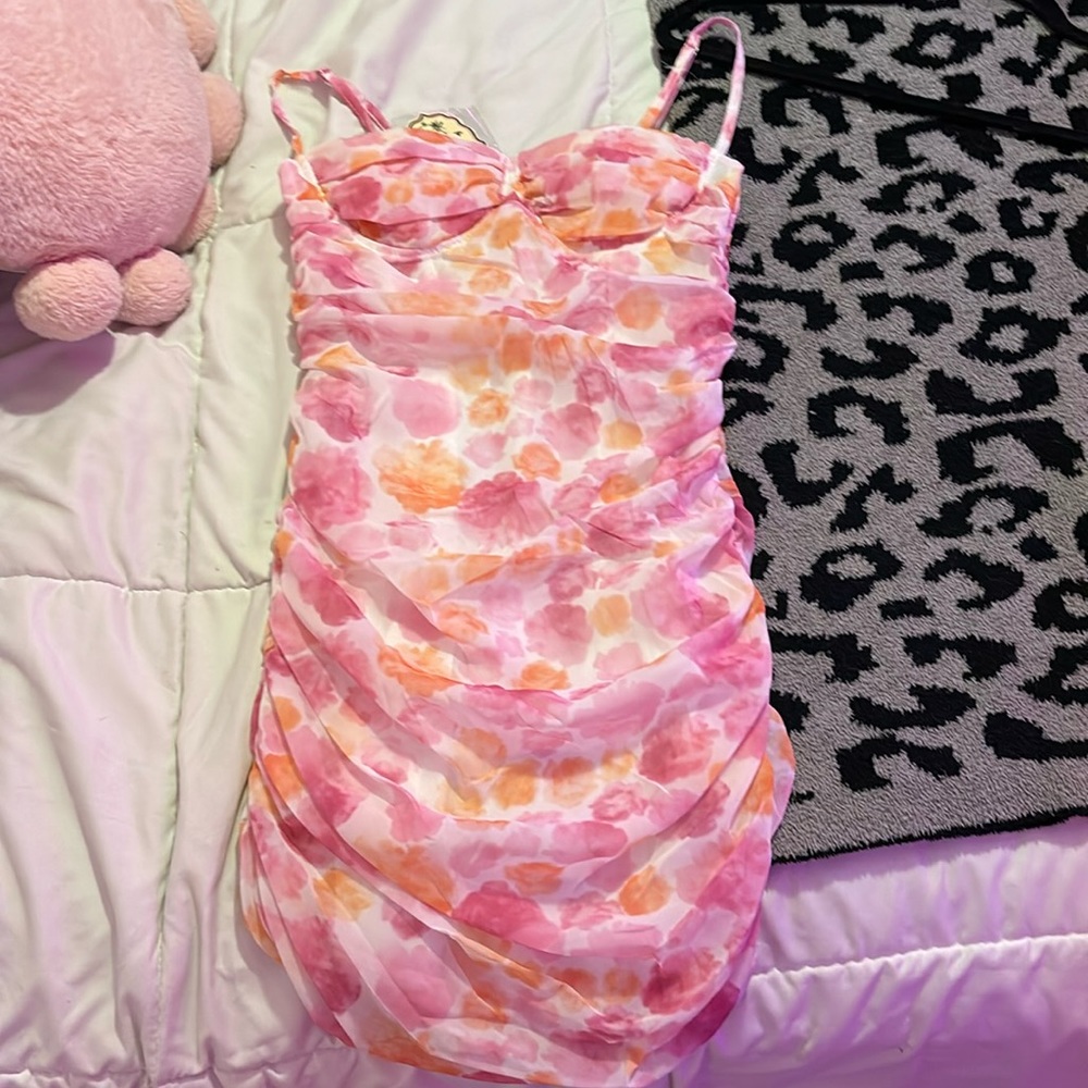 Short floral dress